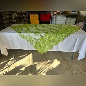 Diamond tablecloth overlay / diamante para mesa